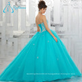 Beading Crystal Ball Gowns Two Pieces Tulle Quinceanera Dress